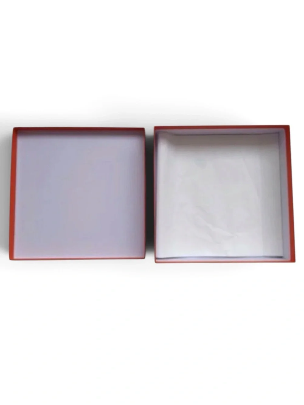 Hermès Orange Gift Box – 7.5” Square – Excellent, Like-New